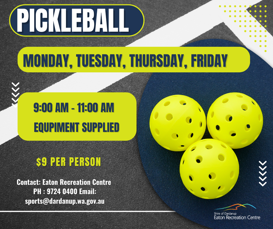 Eaton Recreation Centre - Pickleball Friday